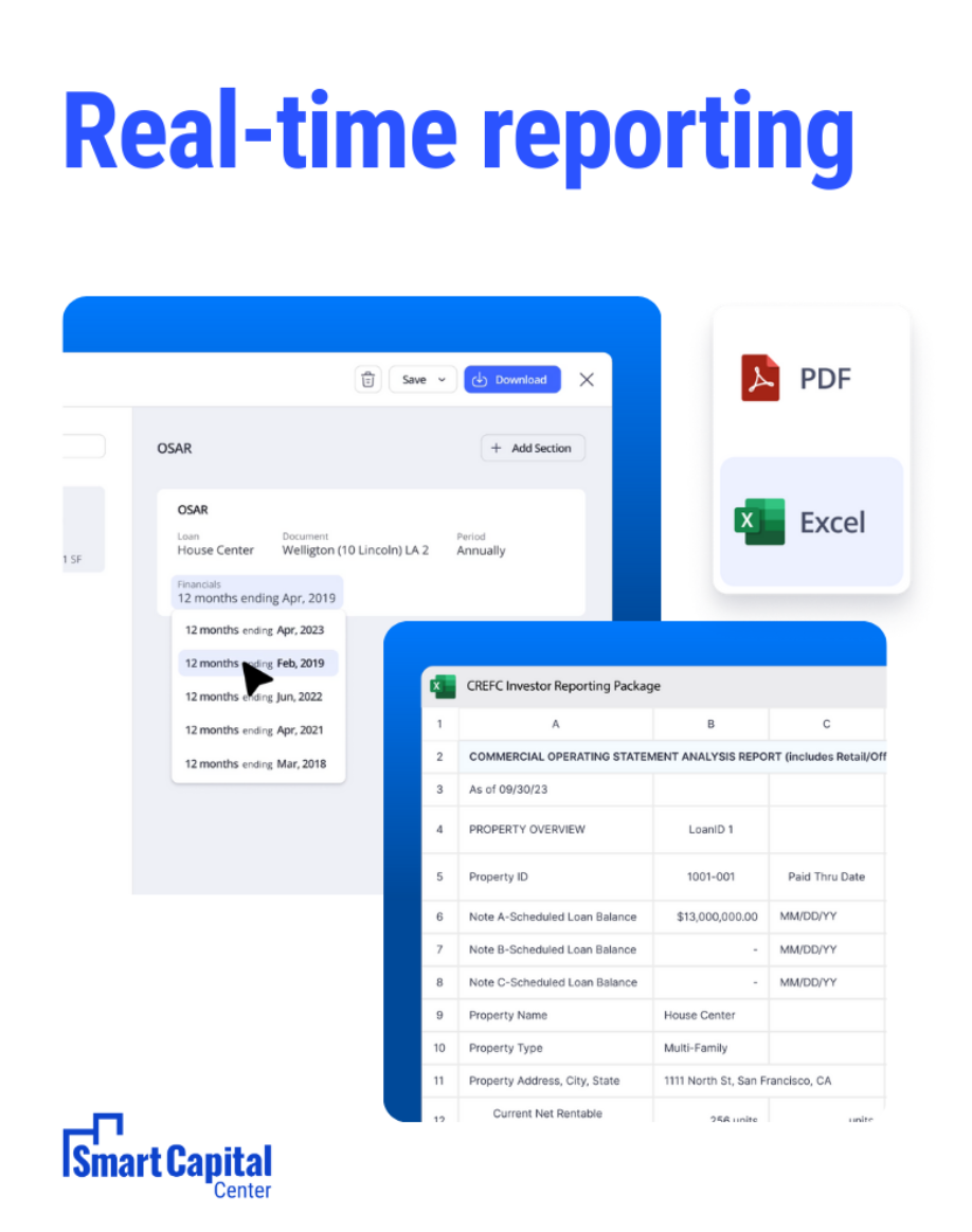 screenshot of Smart Capital Center